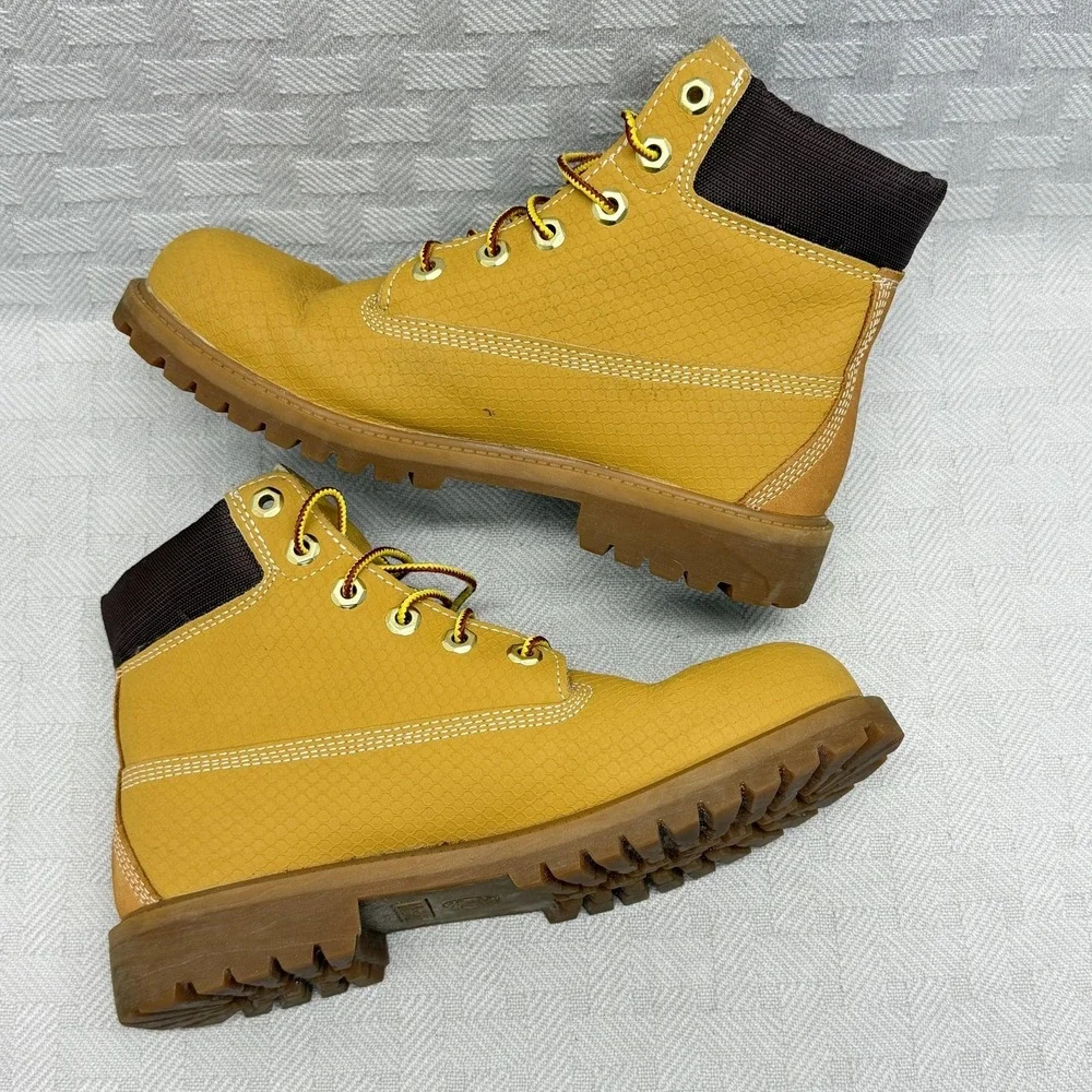 Timberland 6596R‎ 3701 Boys Boot Size 6 Yellow Walking